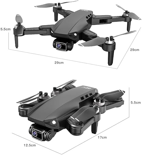 HILLSTAR GPS Brushless Motors Foldable Remote Control Drone with Camera 4k HD