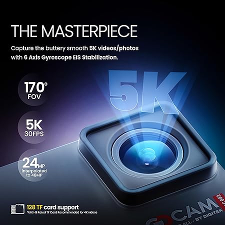 Digitek DAC 002 5K Ultra HD Action Camera