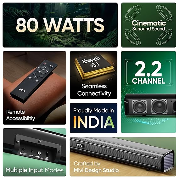 Mivi Fort Q80 Soundbar