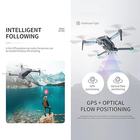 Drone with 4K anti-shake HD camera