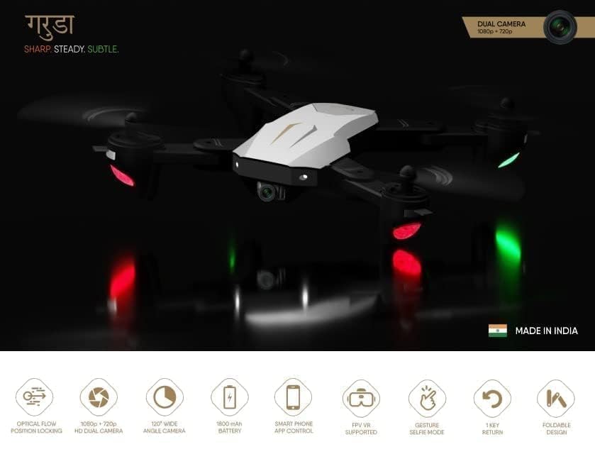 JUGUTEE Garuda Drone Camera 4k