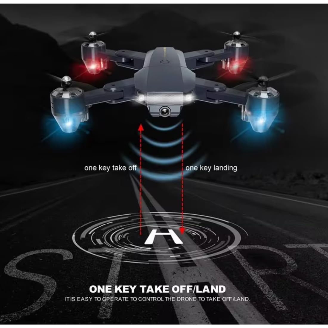 Wipkviey Drone 4K With 1080P HD Dual Camera