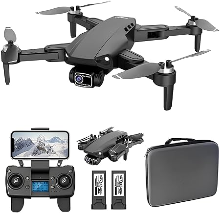 HILLSTAR GPS Brushless Motors Foldable Remote Control Drone with Camera 4k HD