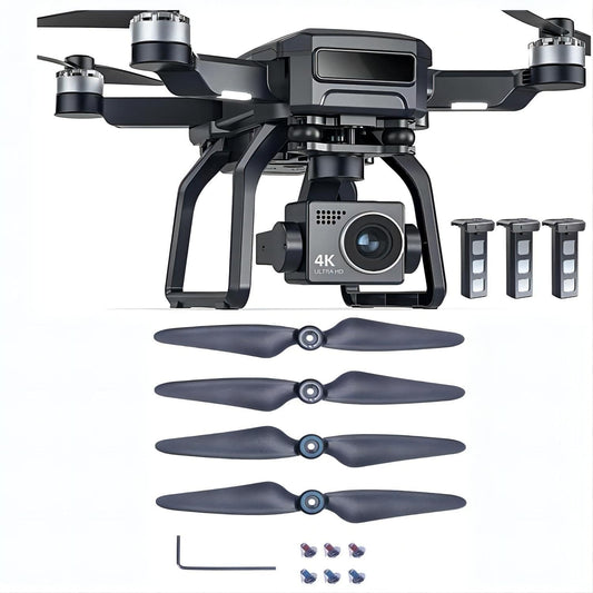 DELINZA Foldable Drone with Camera 4k